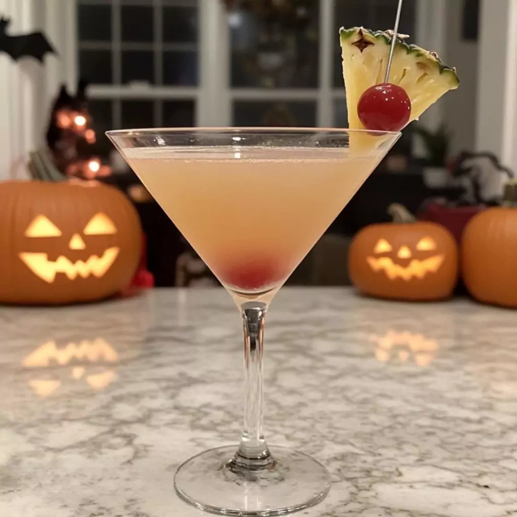 Pineapple Upside-down Cake Martini