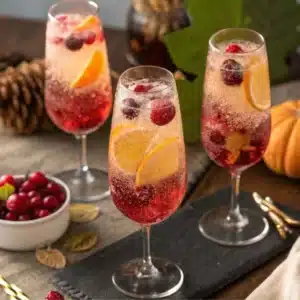 Thanksgiving Cranberry Spritzer– A Holiday Cocktail Recipe Thanksgiving Cranberry Spritze
