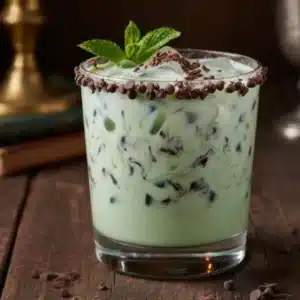 The “Mint Chocolate Chip” White Russian Mint Chocolate Chip” White Russian