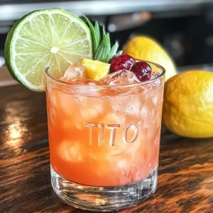 Tito's Punch Bahama Mama Punch.